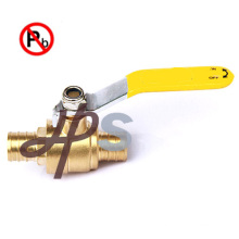 Hot forging lead free brass pex ball valve(PEX xPEX)